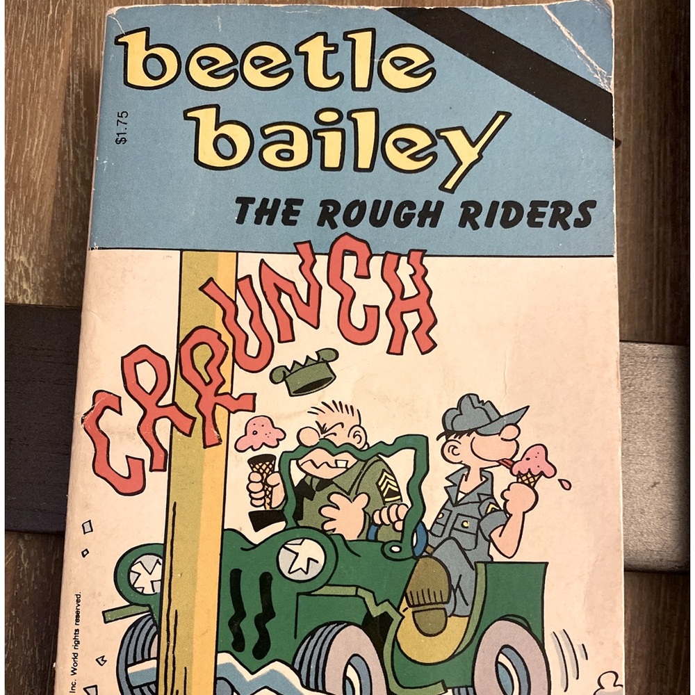 1982 beetle bailey Comic Book, The Rough Riders